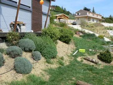 Identification des emplacements des poteaux à l’aide de fer à béton